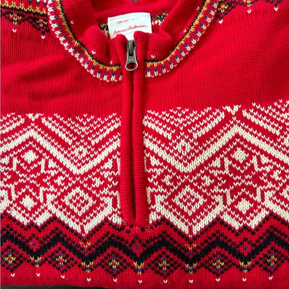 Hanna Andersson Nordic sweater boys size 12 - Picture 2 of 4